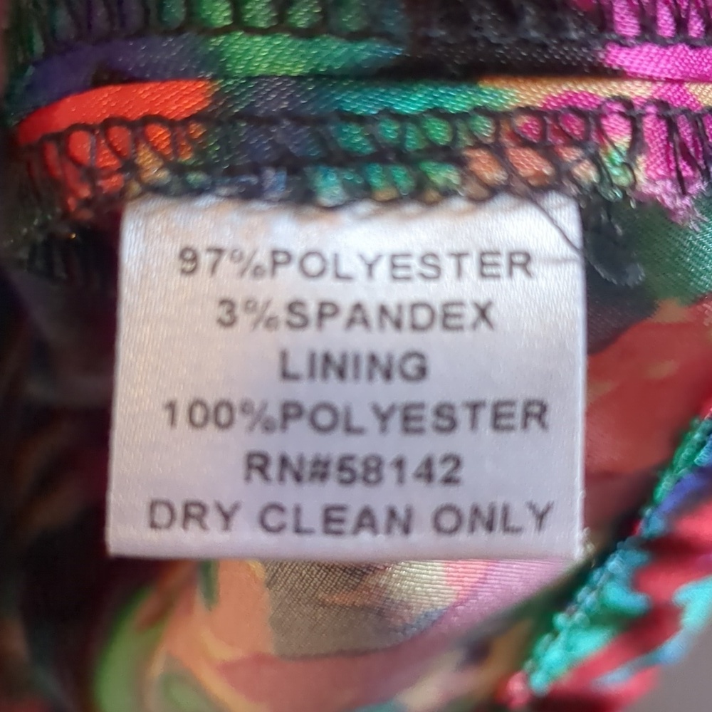 LONDON TIMES  Sleeveless V Neck Dress with Ruffle - 10 - Picture 9 of 9